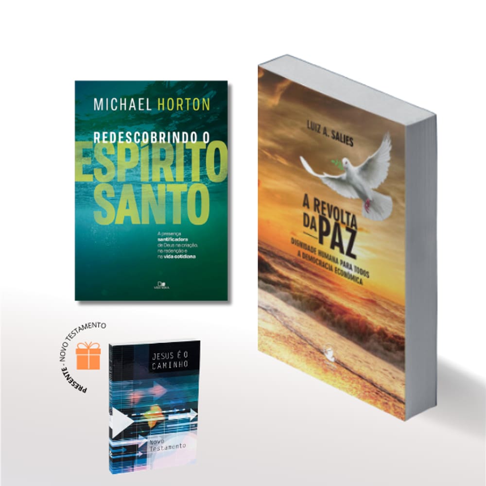 Leve 3 Pague 2 Livros A Revolta da Paz | Redescobrindo o Espírito Santo
