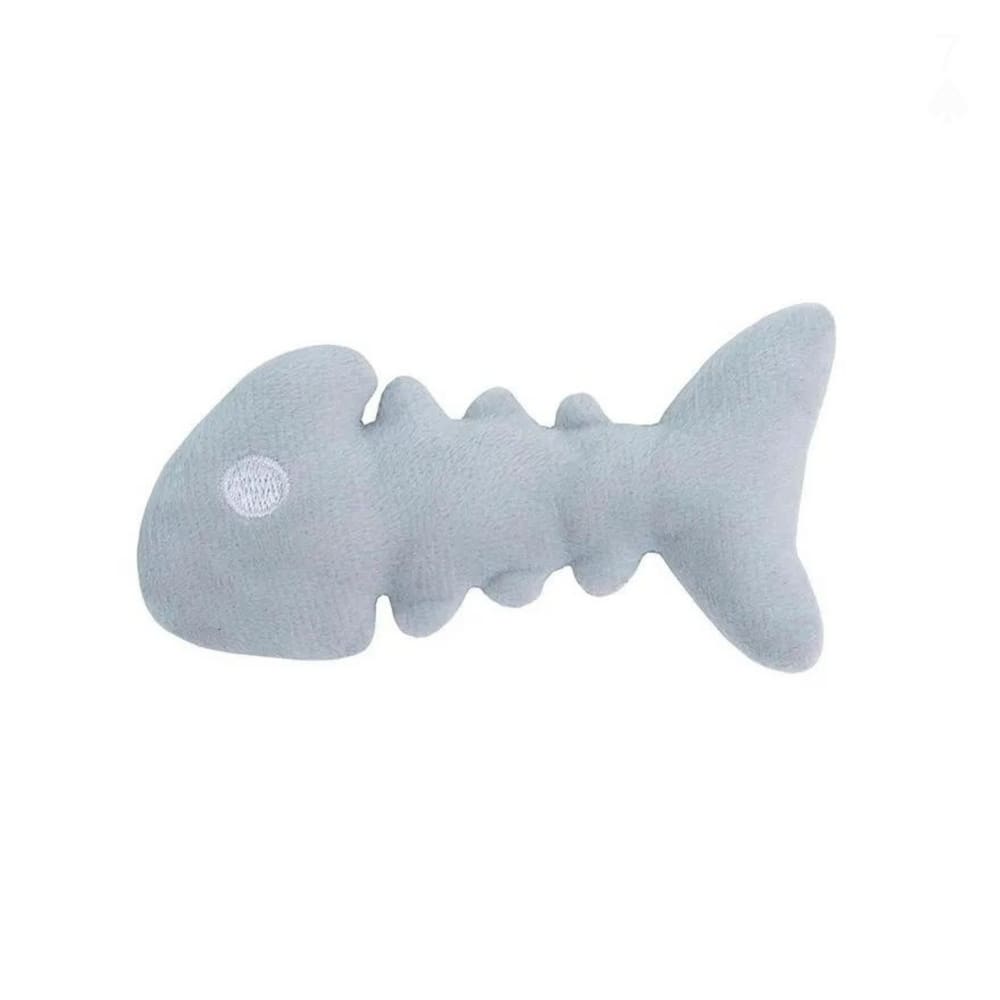 Brinquedo Gatos Tutelo Pelúcia Espinha De Peixe com Catnip
