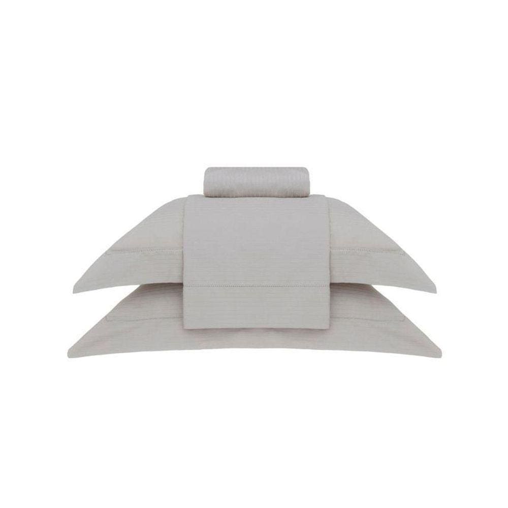 Jogo De Cama Casal Cetim 300 Fios Buddemeyer Damask Bege