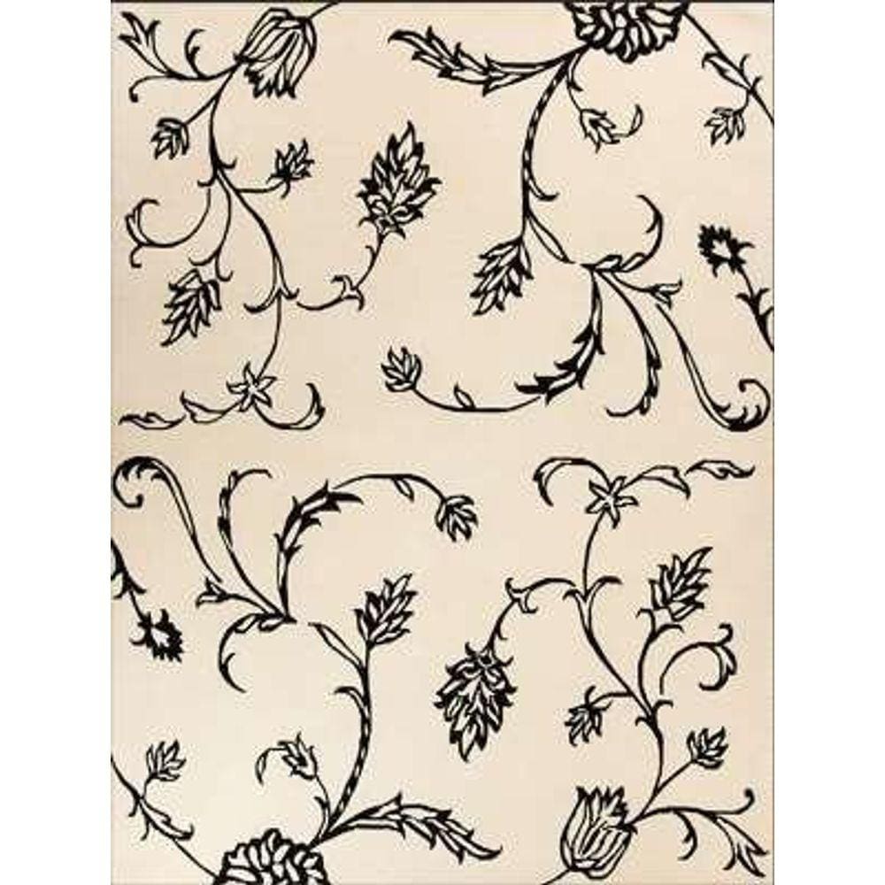 Tapete Arabesco 196X292 3-white/Black