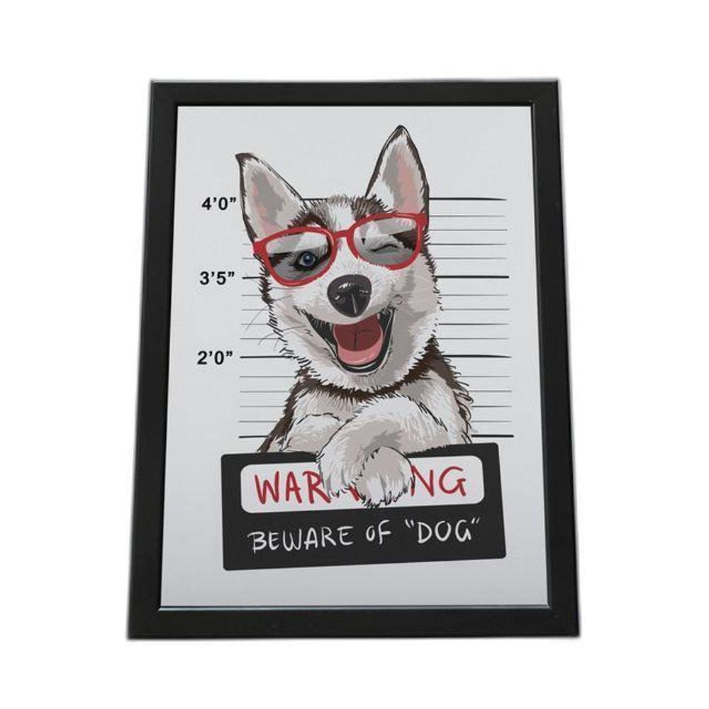 Quadro Com Moldura Beware Of Doa