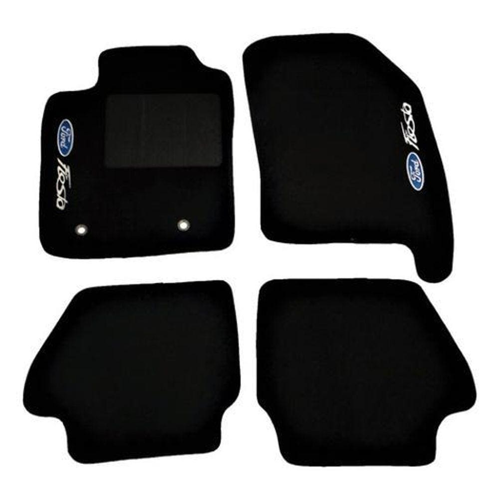 Jogo De Tapete Automotivo Fiesta 13/14 Carpete Luxo