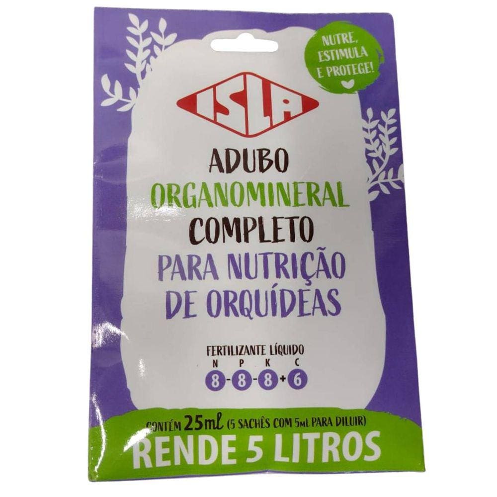 Adubo Organomineral Completo para Orquídeas (25ml) ISLA