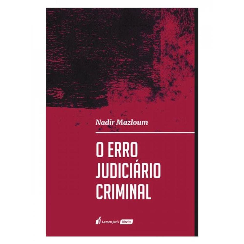 O Erro Judiciário Criminal - 2023