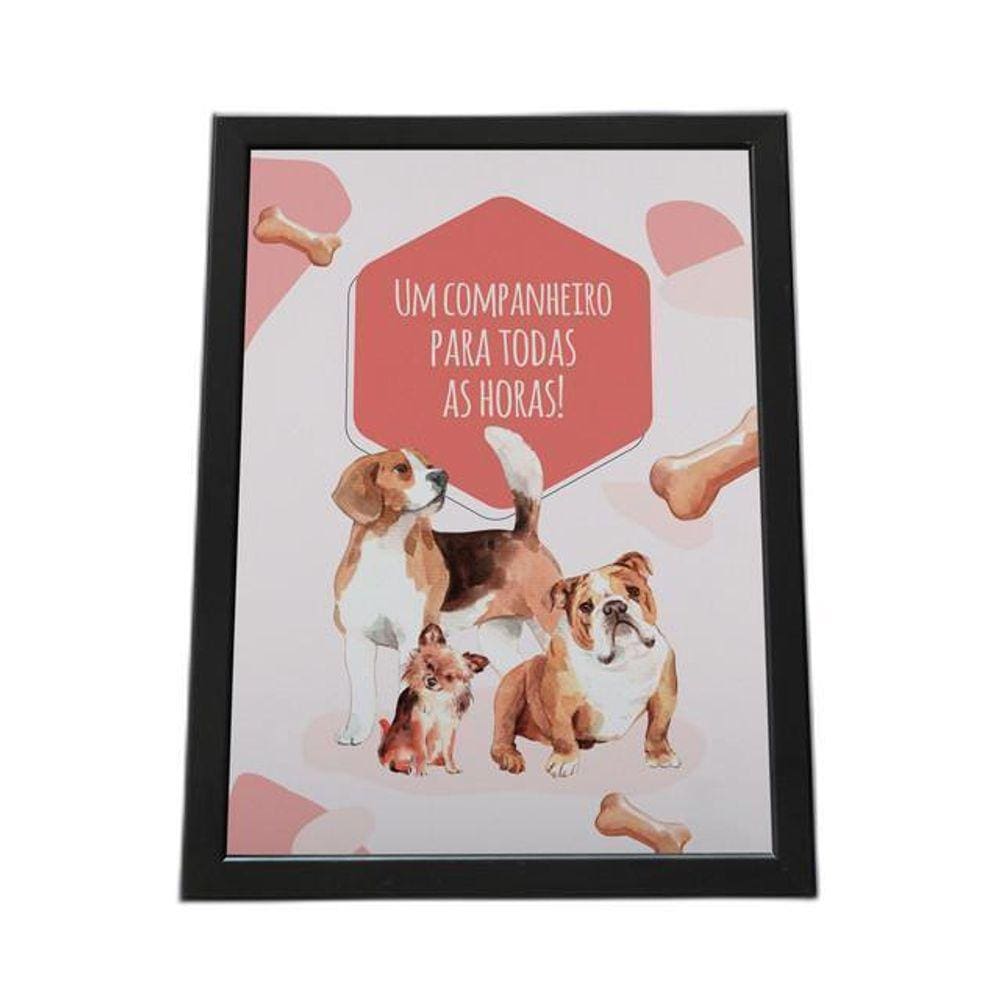 Quadro Com Moldura Um Companheiro Para Todas As Horas