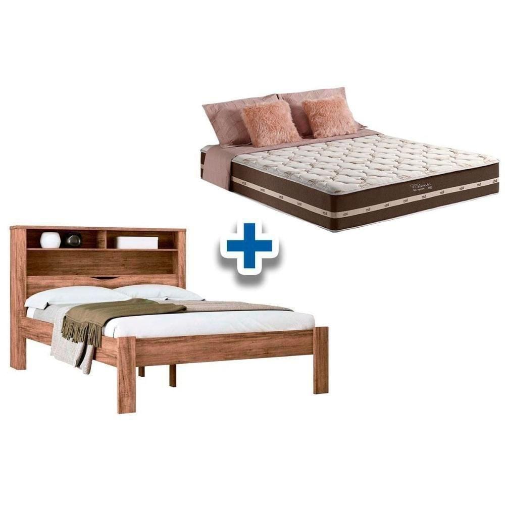 Colchão Casal Classic + Cama Invicta Atacama