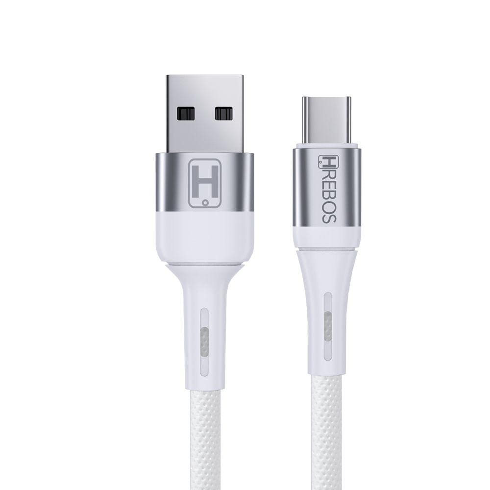 Cabo de Celular 1 Metro USB / Tipo-C Hrebos HS-297