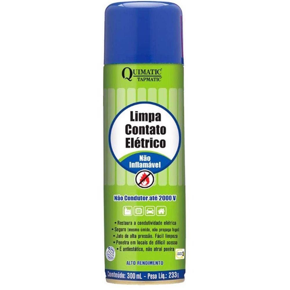 Limpa Contato Elétrico Aerossol Não Inflamável 300ml Tapmatic