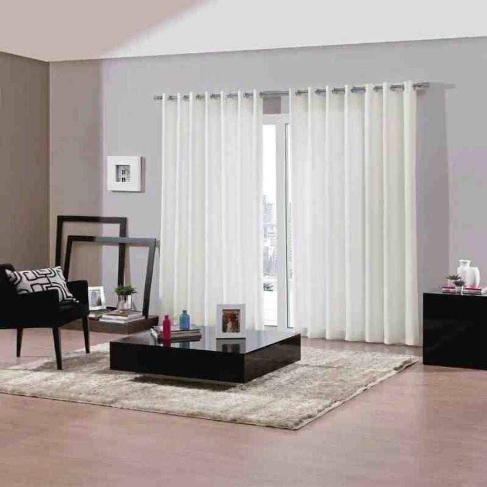 Cortina Duplex 4,20 x 2,80 m Bellini Areia Bella Janela