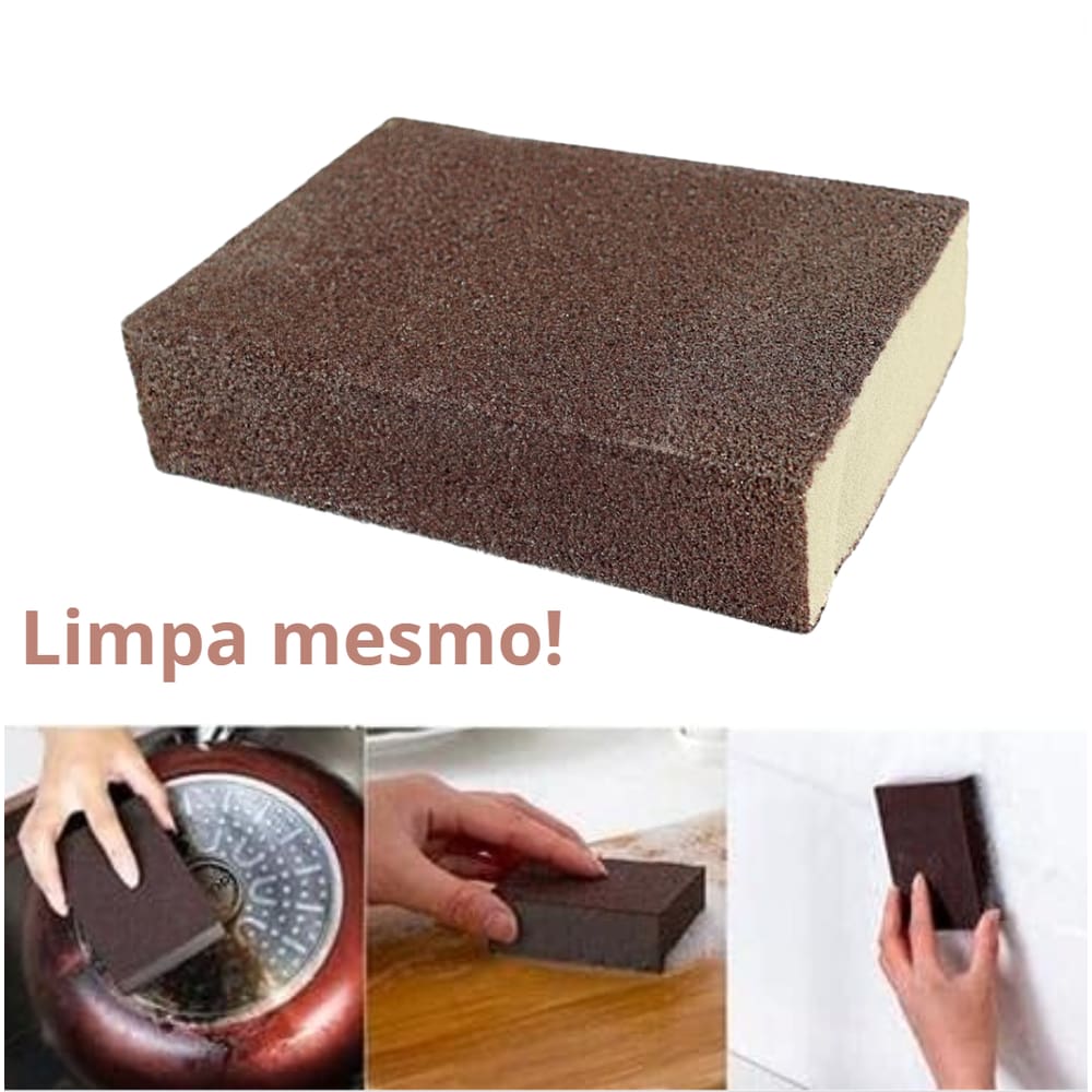 Esponja de Limpeza Pesada Mágica Melamina Para Panelas