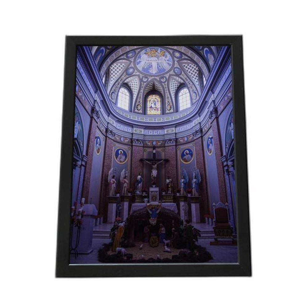 Quadro Com Moldura Religião Cristã 053 Religiao-053-M1