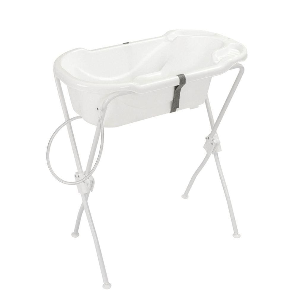 Banheira Para Bebê Ergonômica Com Suporte Branca Tutti Baby