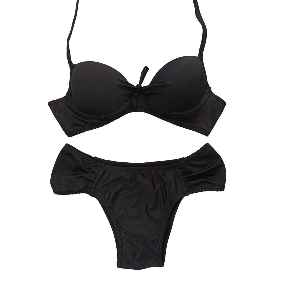 Conjunto biquíni feminino plus size com bojo sustentação estampado P ao 54