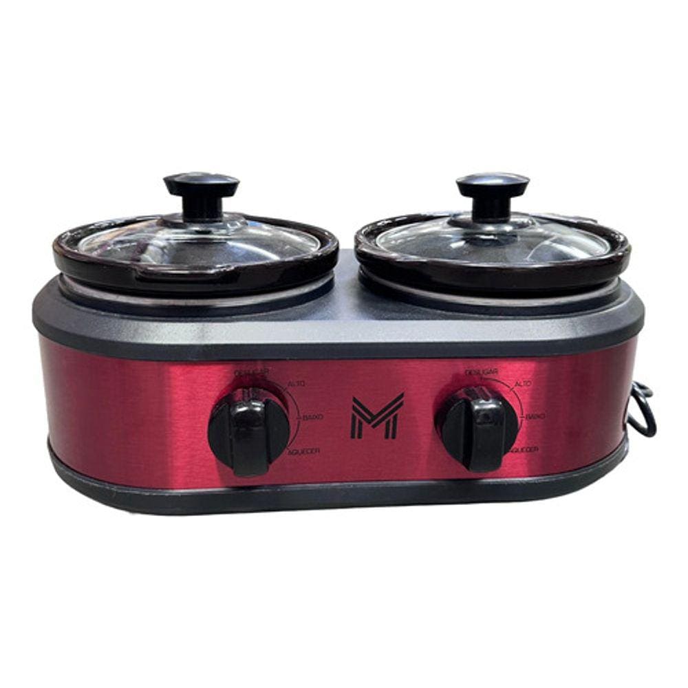 Duplo Buffet Rechaud Elétrico Slow Cooker 2 Panelas - 127v