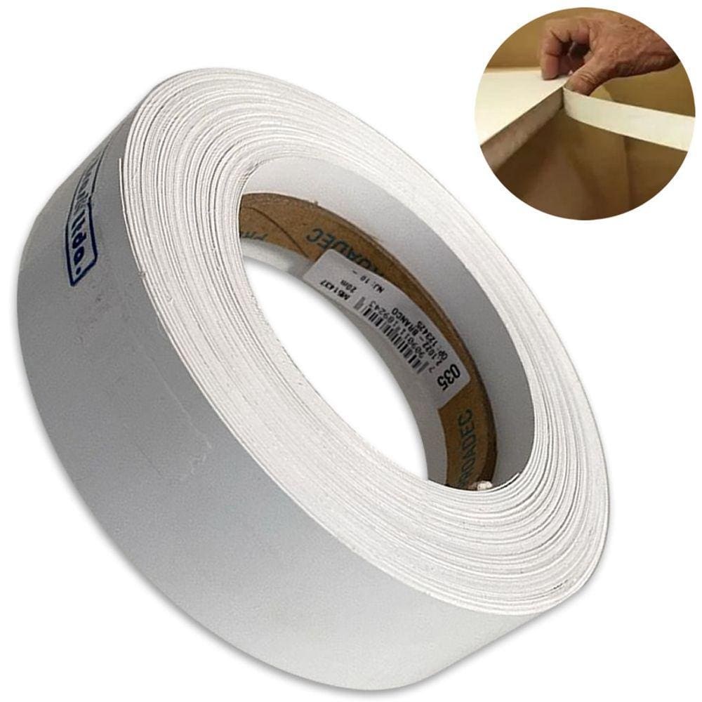 Fita De Borda PVC Branco Diamante 22mm X 300m Proadec