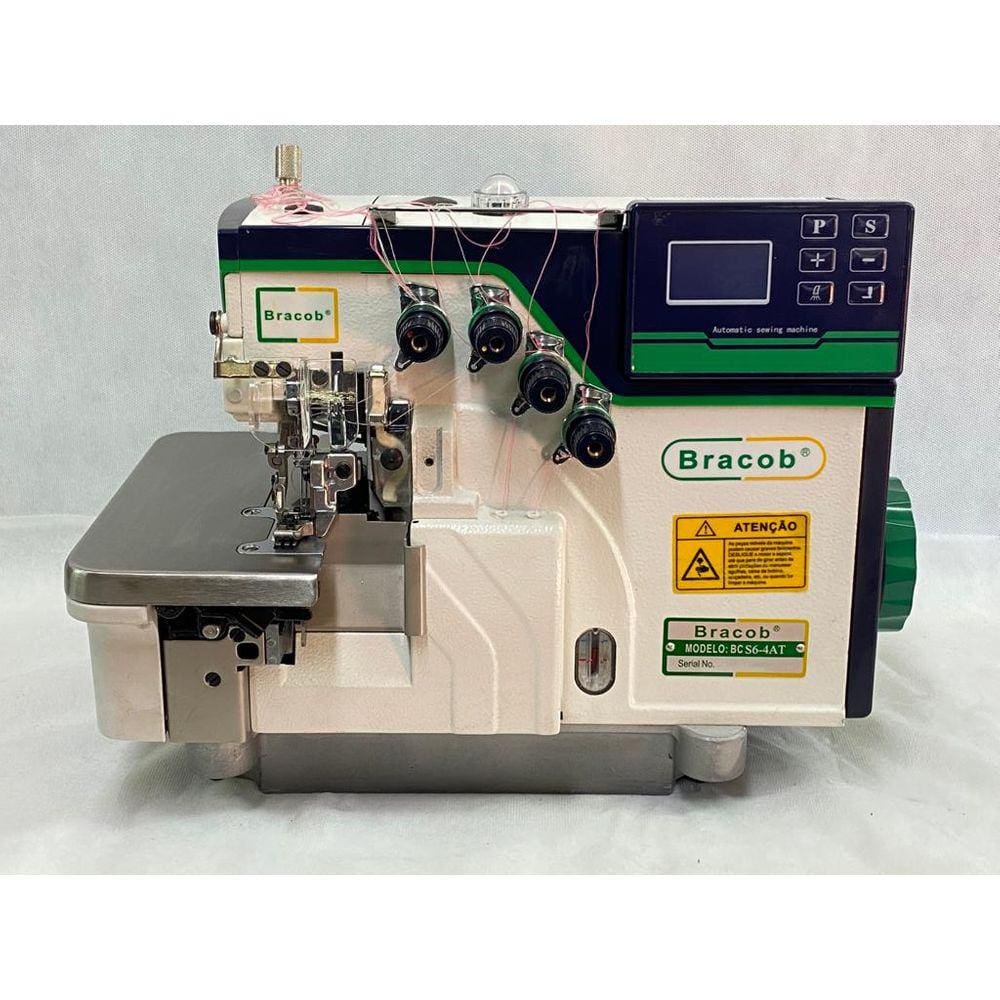 Overlock 4 Fios, Alta Velocidade,8000ppm, BCS6-AT- BIVOLT