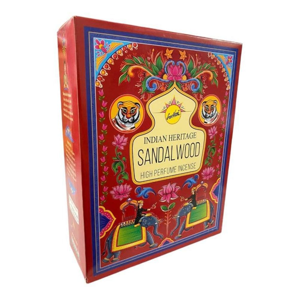 Incenso Indian Heritage Sândalo Massala 12Cxs C 13 Varetas