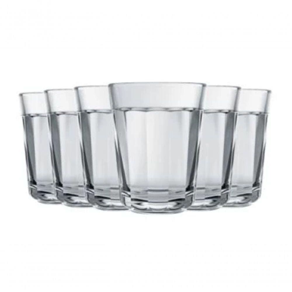 Jogo 6 Copo Dose Shot Aperitivo 45ml Tequila Cachaça Licor Pinga