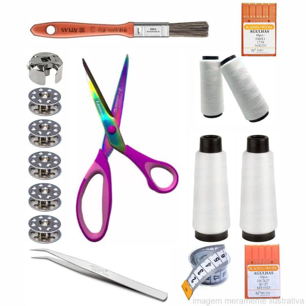 Kit Costurando o Futuro: Equipamentos Essenciais para Transformar Arte em Renda