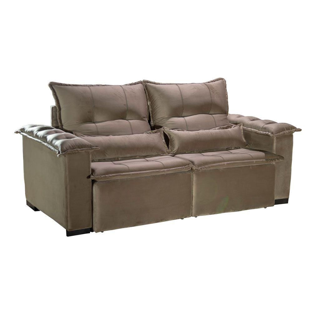 Sofá Retrátil Master Reclinável com Espuma D28 Pillowtop Zarat