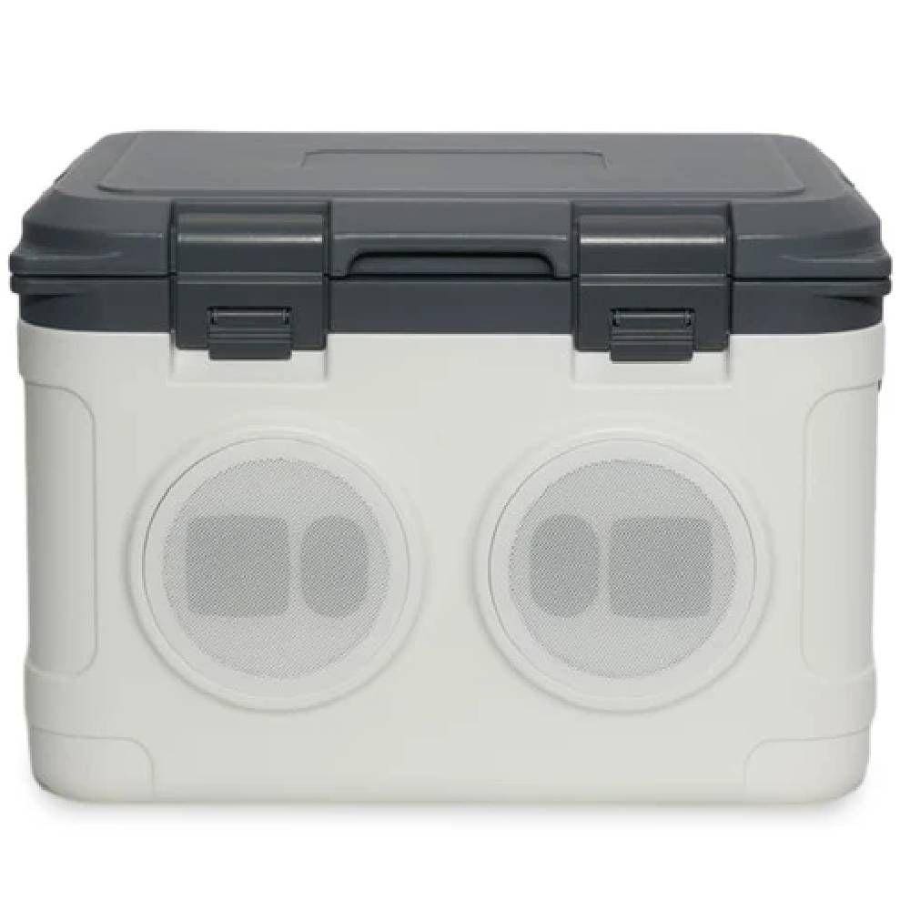 Caixa térmica Cooler 24hrs Com Blue música Cor:Branco