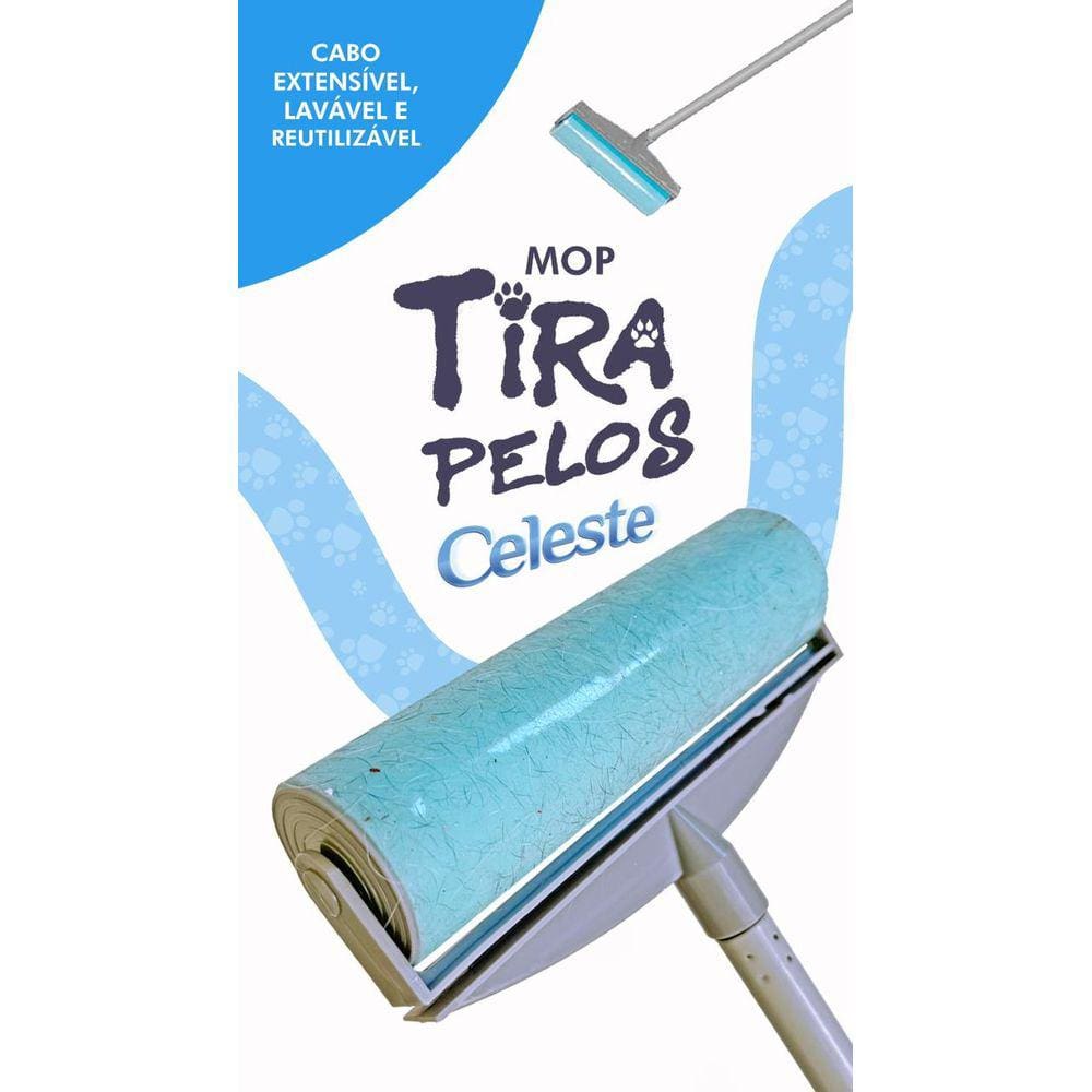 Rolo Mop Tira Pelos Reutilizável Com Cabo Extensível