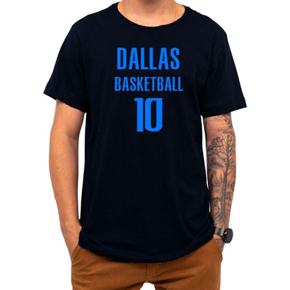 Camiseta Basquete Dallas Basketball Número 10 Esportiva