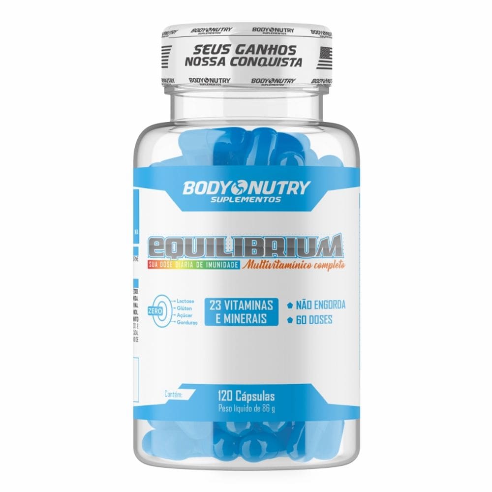 Equilibrium, pote 120 cápsulas, Body Nutry