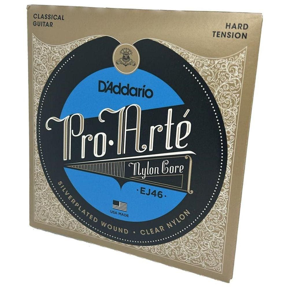 Jogo Cordas Nylon Core Violão Tensão Hard Daddario Ej46 Pro