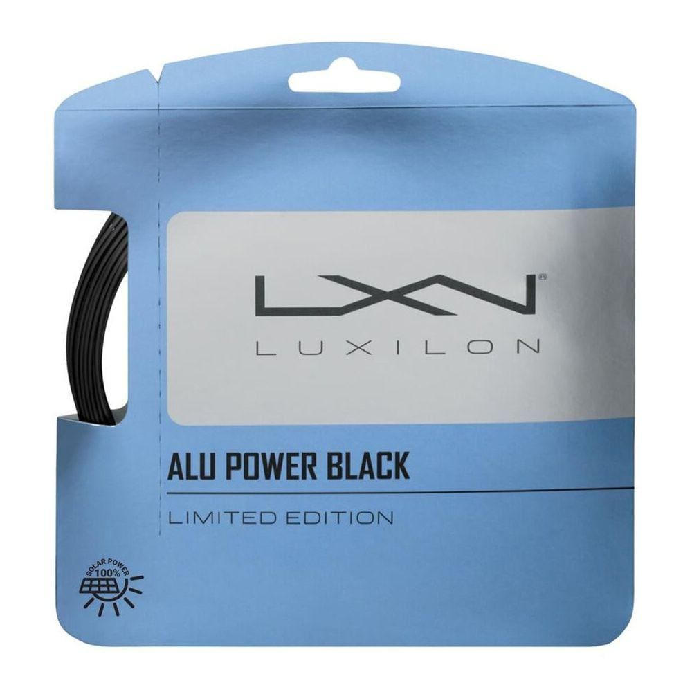 Set de Corda para Raquete de Tênis Luxilon Alu Power Preta 1.25mm
