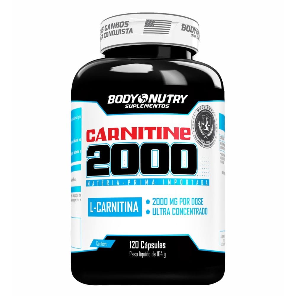 Carnitine 2000, pote 120 cápsulas, Body Nutry