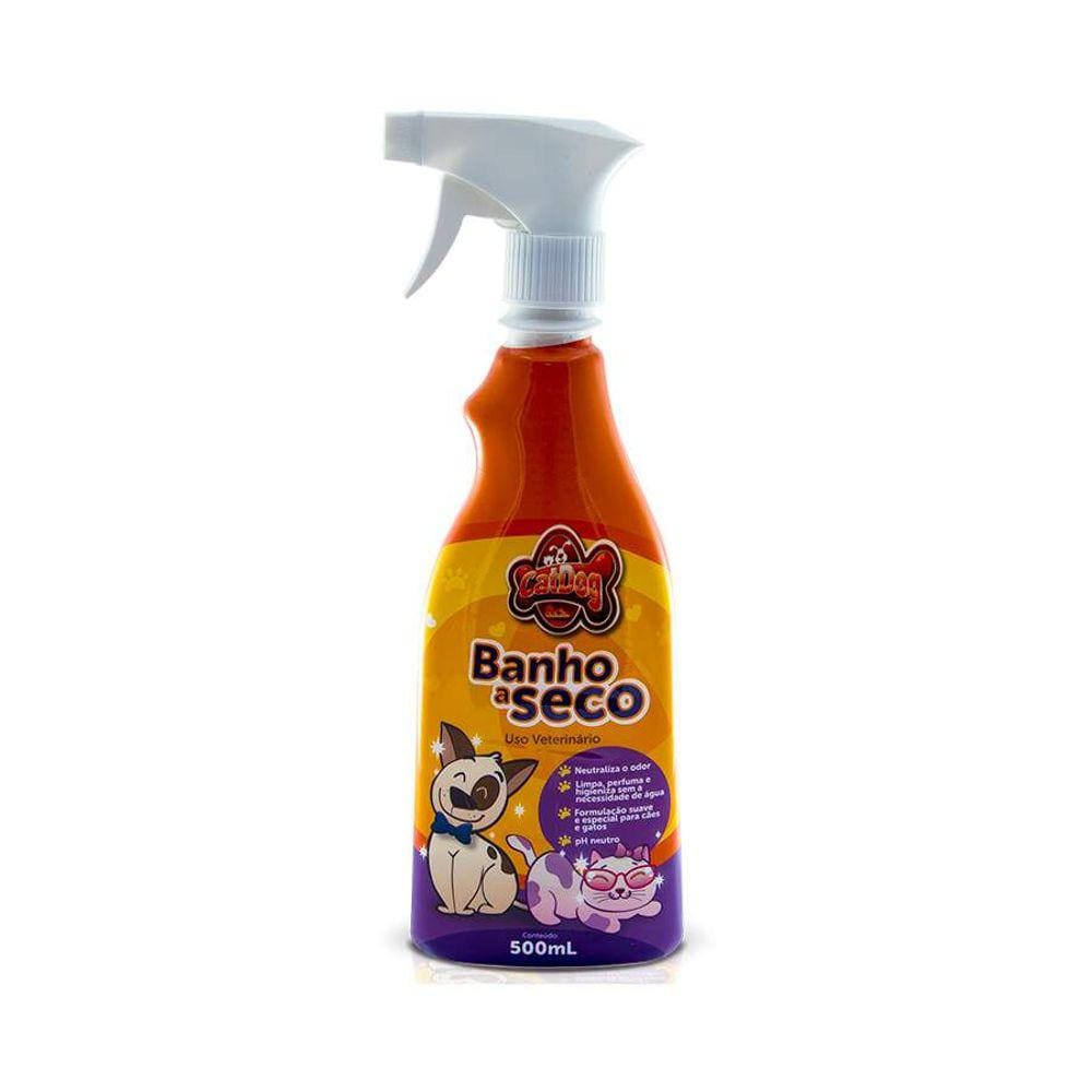 Banho A Seco Spray Cão E Gato 500Ml - Cat Dog