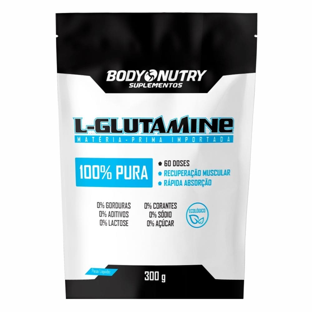 Glutamina, REFIL 300 g, Body Nutry