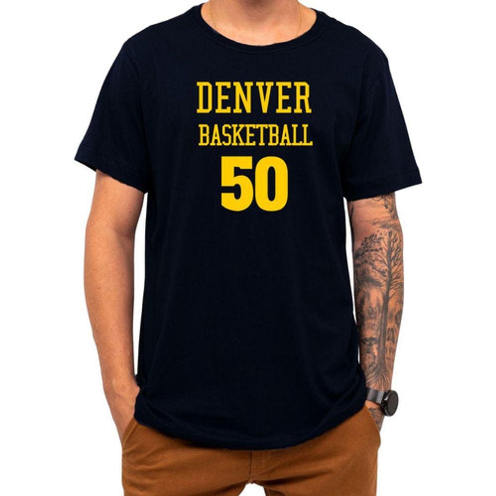 Camiseta Basquete Denver Basketball Número 50 Esportiva