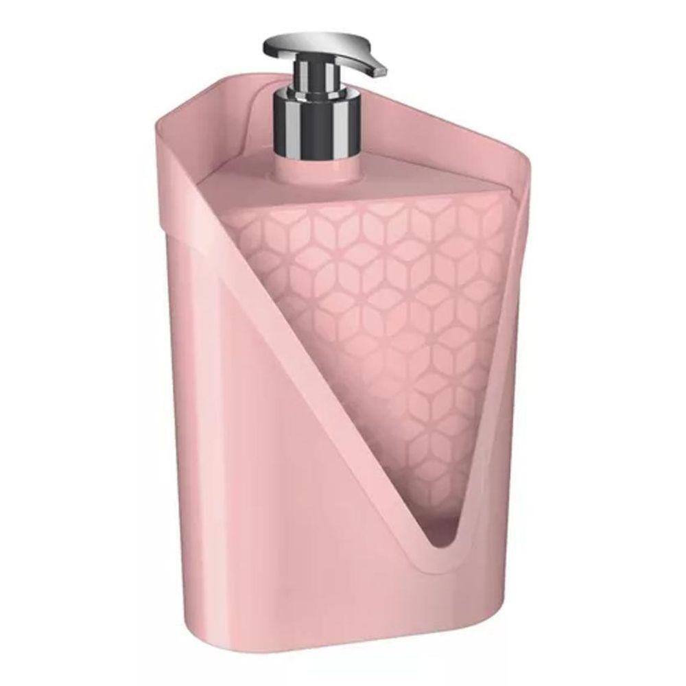 Dispenser Detergente Click 500Ml Rosa Uz