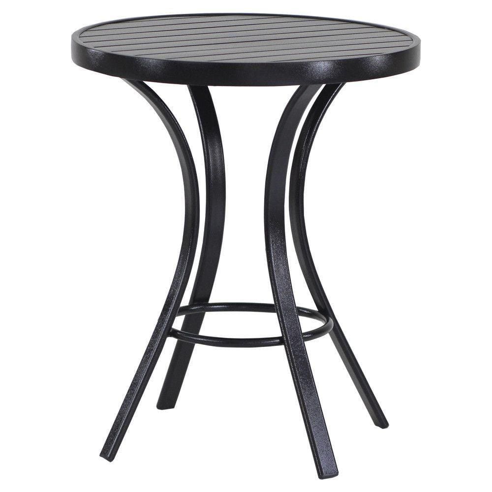 Mesa De Centro Emily Com Tampo Ripado Preto