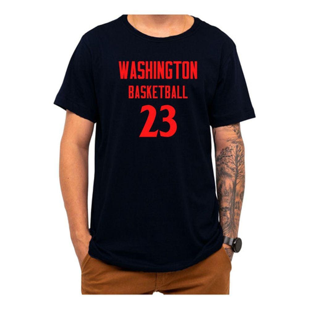 Camiseta Basquete Washington Basketball Número 23 Esportiva
