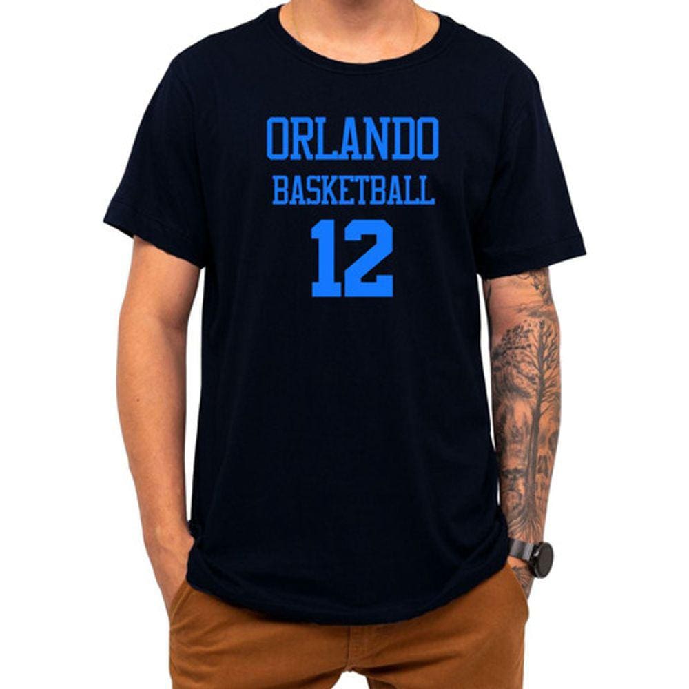 Camiseta Basquete Orlando Basketball Número 12 Esportiva