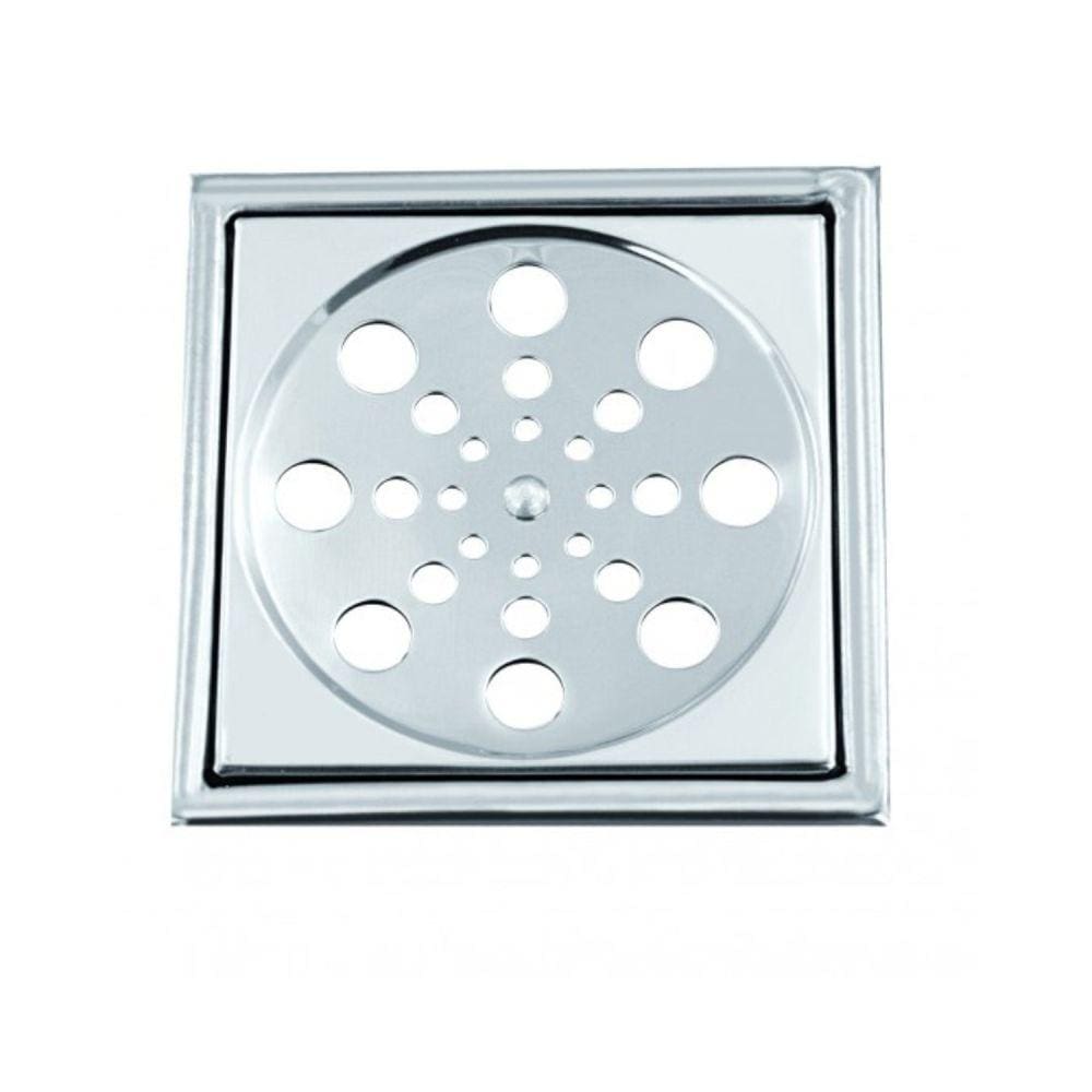 Grelha Inox Quadrada Com Caixilio 15 CM Inox Natural