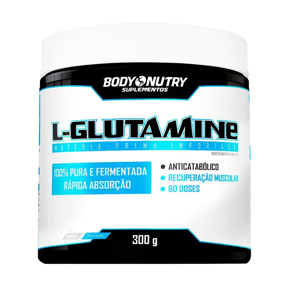Glutamina, pote 300 g, Body Nutry