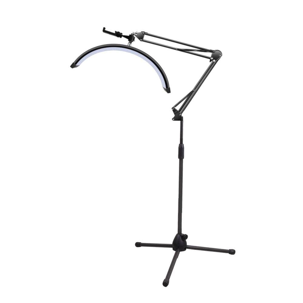 Luminária Piso Led Arco Meia Lua Estética Cílios Maquiagem