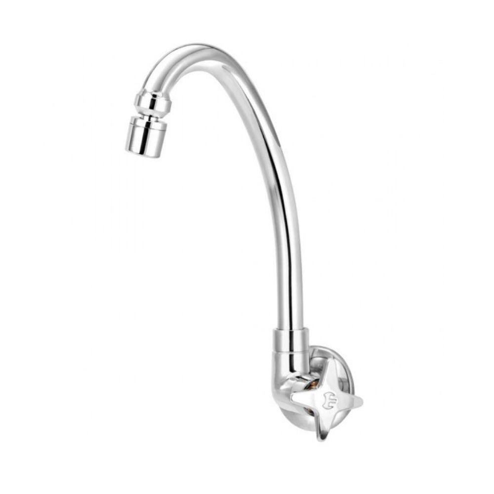 Torneira Cozinha Parede Bica Móvel 1168 Eco C23 Cromado