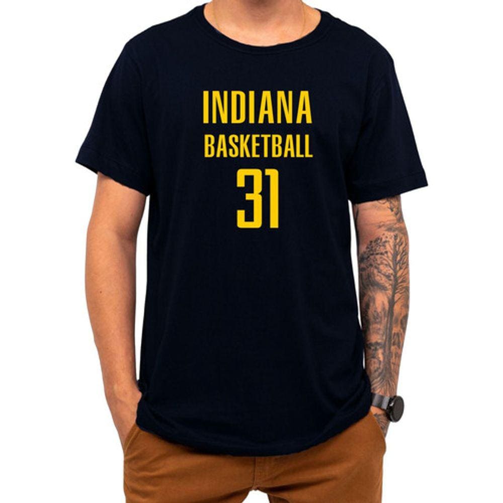 Camiseta Basquete Indiana Basketball Número 31 Esportiva