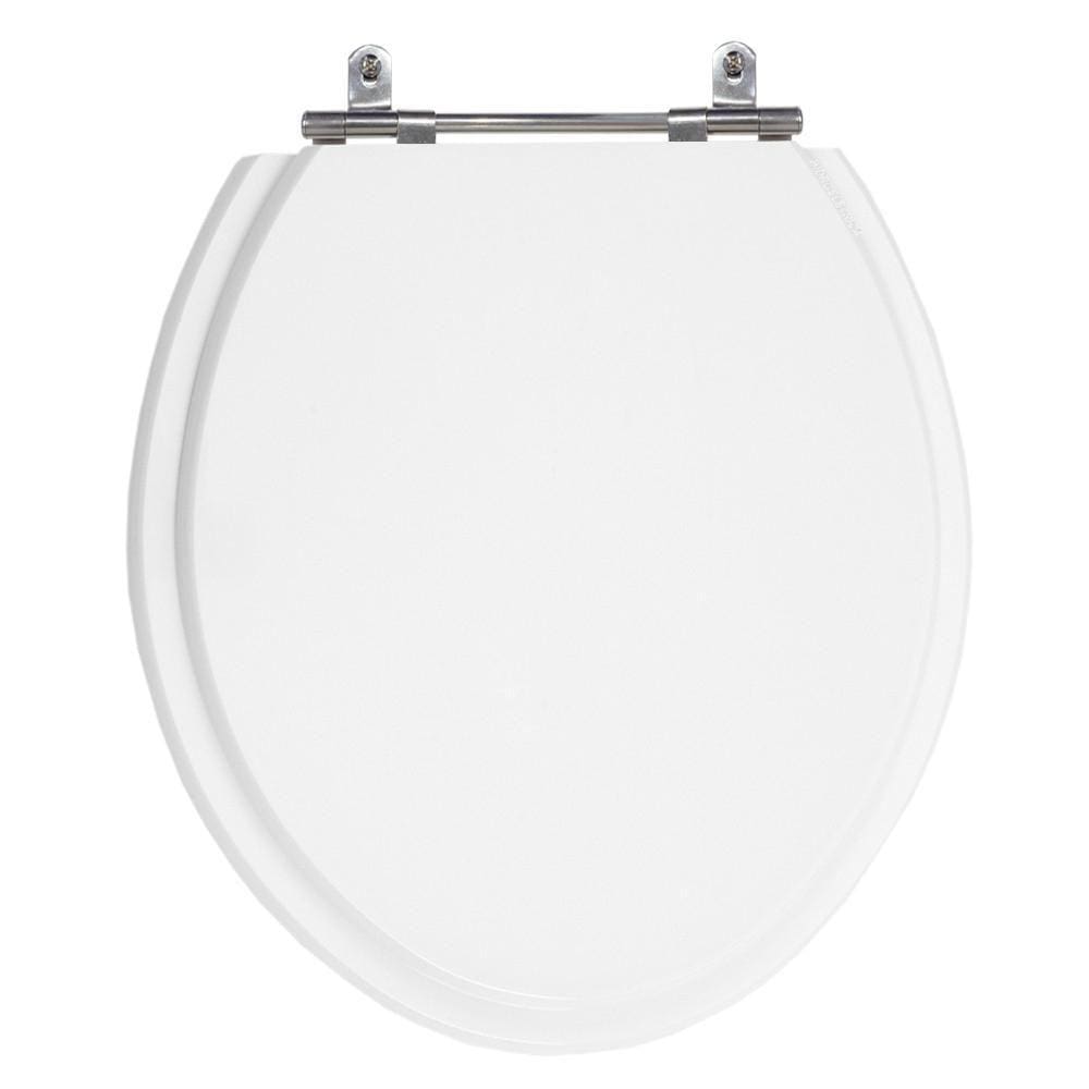 Assento Poliéster Laminado Oriane Branco Tampa Vaso Ideal