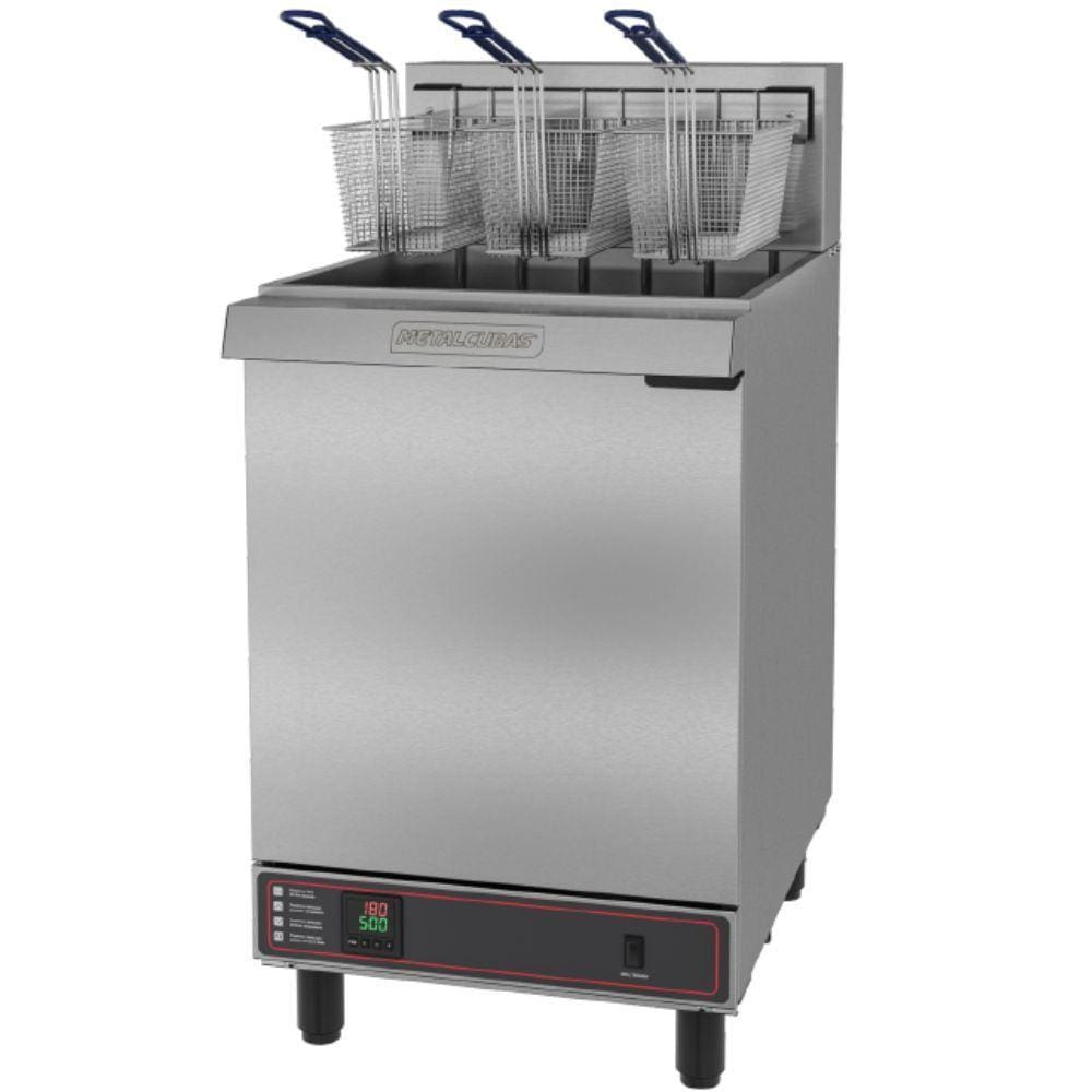 Fritadeira Industrial Elétrica Zona Fria de Água FAO3C Metalcubas