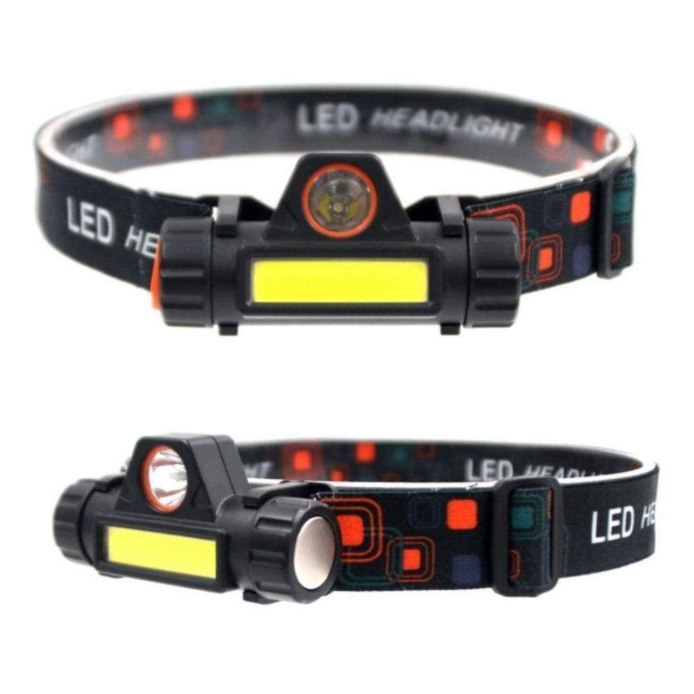 Lanterna Cabeça Capacete Recarregavel Led T6