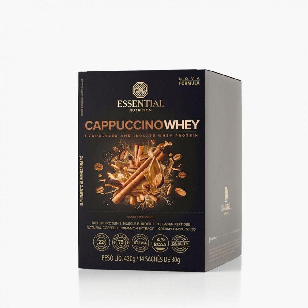 Cacao Whey Display - 420G / 15 Sachês Cacau Essential