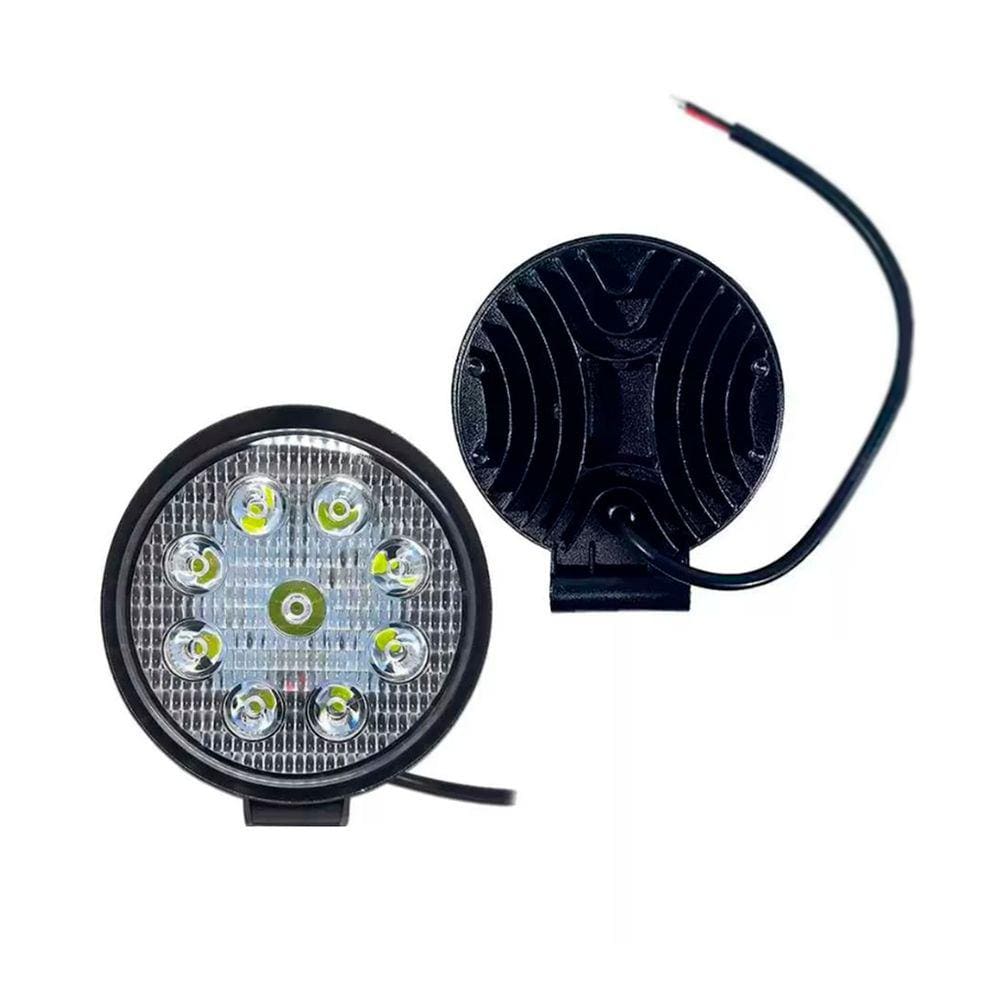 Farol Auxiliar Led Redondo Bivolt 24W