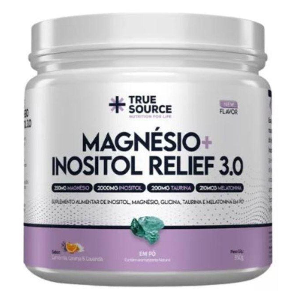 Magnésio + Inositol Relief 3.0 350G True Source Camomila