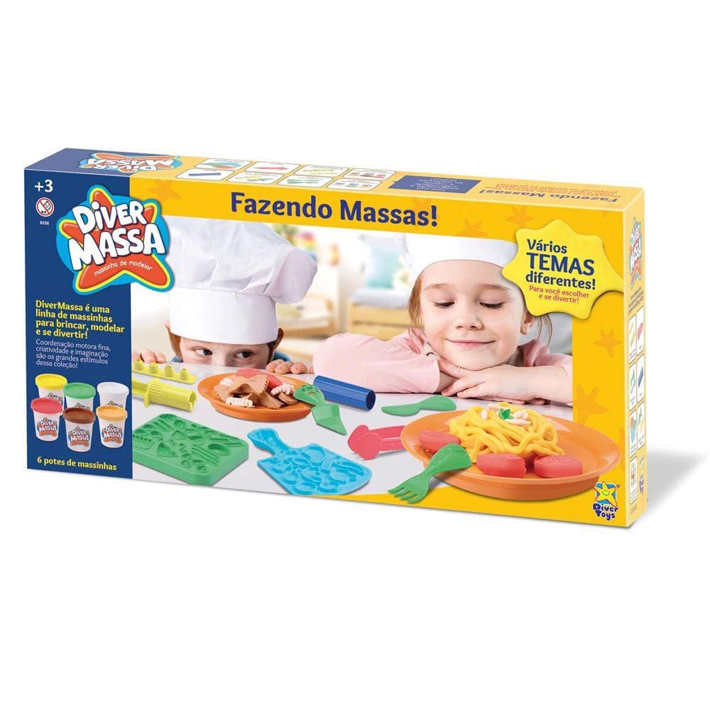 Kit Divertoys Fazendo Massas